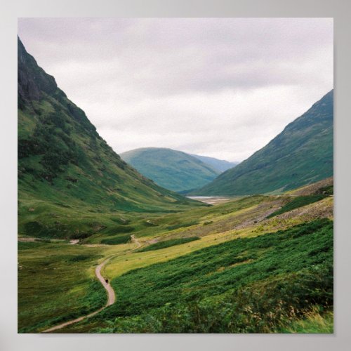 GLEN COE SCOTLAND POSTER