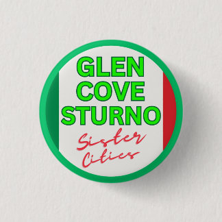 Glen Cove and Sturno - Sister Cities Button