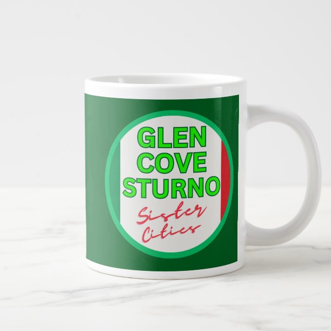 Glen Cove & Sturno Sister Cities Commemorative Mug (Right)