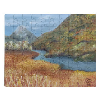 Glen Etive,  beautiful Scottish landscape, be wild Jigsaw Puzzle