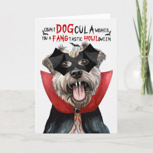 Glen of Imaal Funny Count DOGcula Halloween Holiday Card