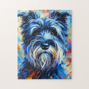 Glen of Imaal Terrier Dog Acrylic Print   Colorful Jigsaw Puzzle