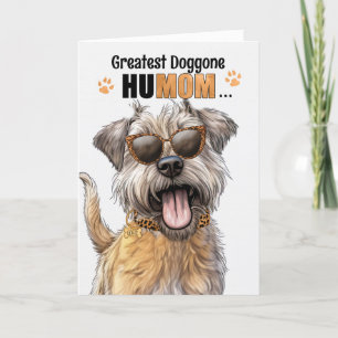 Glen of Imaal Terrier Dog Best HuMOM Mother's Day Holiday Card