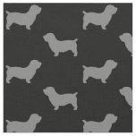 Glen of Imaal Terrier Dog Silhouettes Patterned Fabric