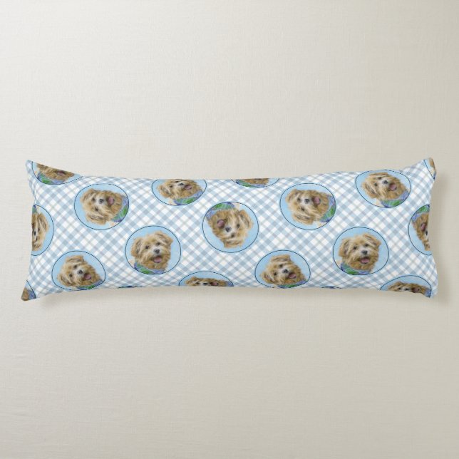 Glen of Imaal Terrier Painting Original Dog Art Body Pillow (Front)