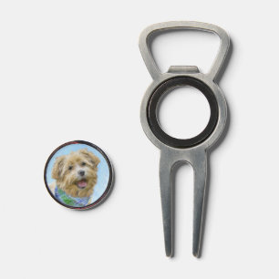 Glen of Imaal Terrier Painting - Original Dog Art Divot Tool