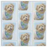 Glen of Imaal Terrier Painting - Original Dog Art Fabric
