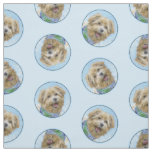 Glen of Imaal Terrier Painting Original Dog Art Fabric