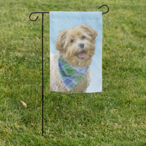 Glen of Imaal Terrier Painting _ Original Dog Art Garden Flag