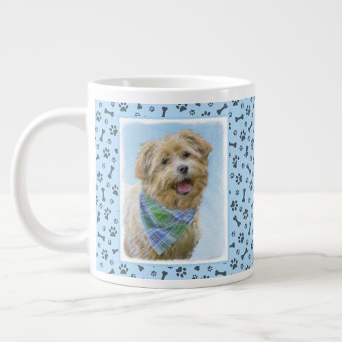 Glen of Imaal Terrier Painting _ Original Dog Art Giant Coffee Mug