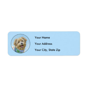 Glen of Imaal Terrier Painting - Original Dog Art Label