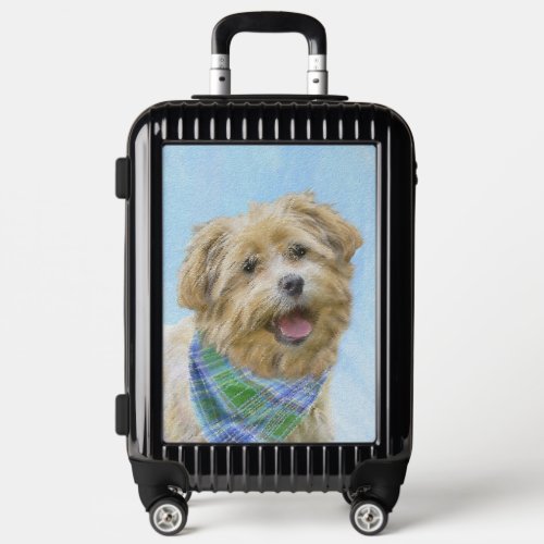 Glen of Imaal Terrier Painting _ Original Dog Art Luggage