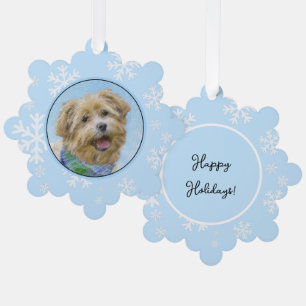 Glen of Imaal Terrier Painting - Original Dog Art Ornament Card