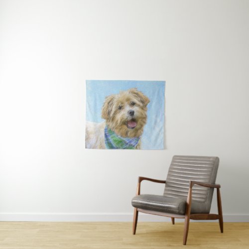Glen of Imaal Terrier Painting _ Original Dog Art Tapestry