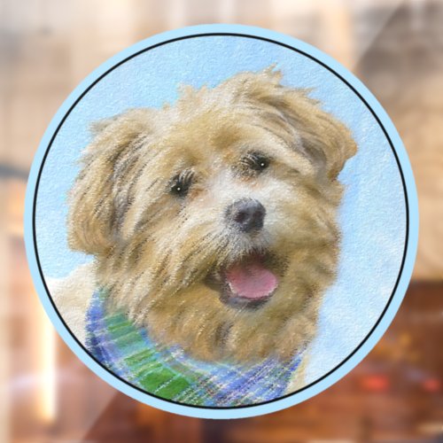 Glen of Imaal Terrier Painting _ Original Dog Art Window Cling