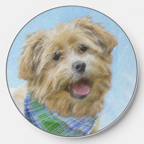 Glen of Imaal Terrier Painting _ Original Dog Art Wireless Charger
