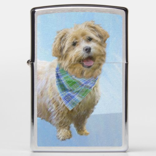 Glen of Imaal Terrier Painting _ Original Dog Art Zippo Lighter