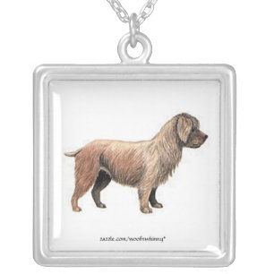 Glen of Imaal Terrier Silver Plated Necklace