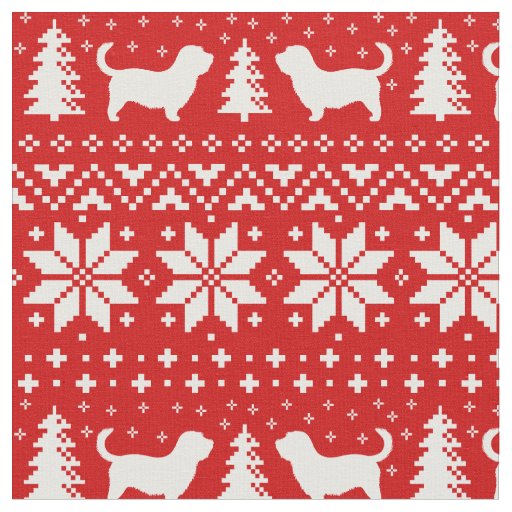 Glen of Imaal Terriers Christmas Holiday Patterned Fabric