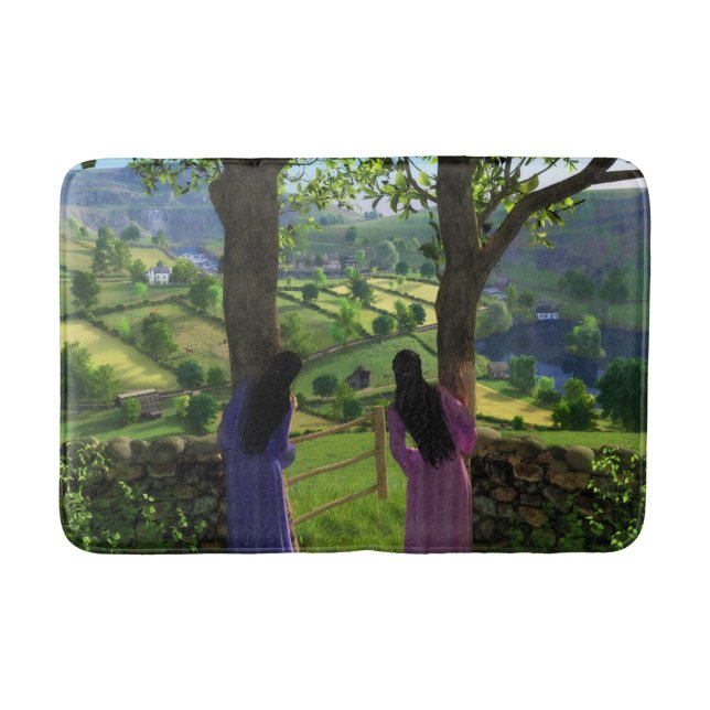Glen of the Twins Bath Mat (Front)