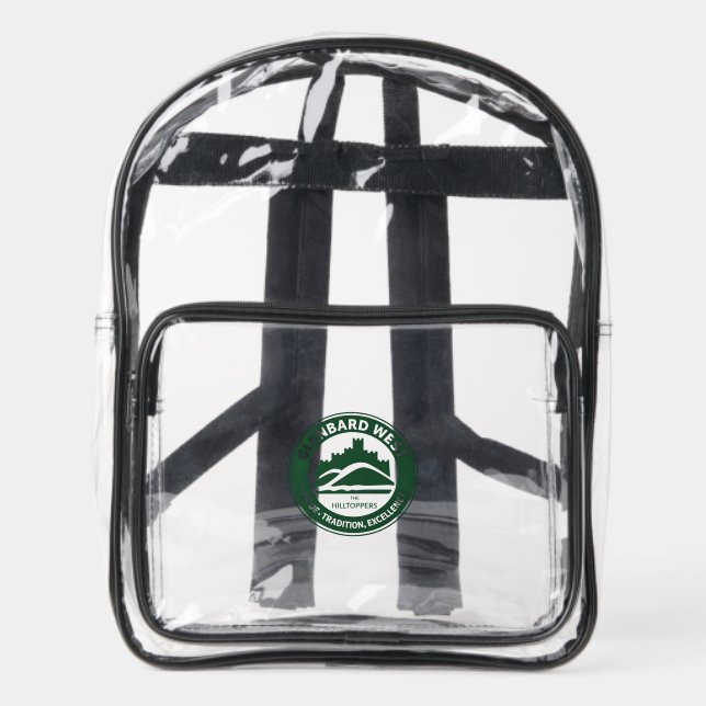 Glenbard West Clear Stadium Backpack - Hilltoppers (Front)