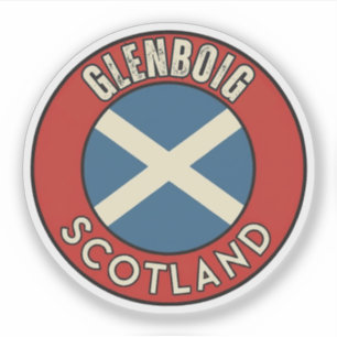 Glenboig, Scotland Sticker