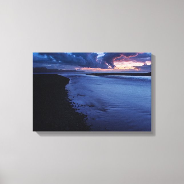 Glenbrittle Last Light Isle of Skye Canvas Print (Front)