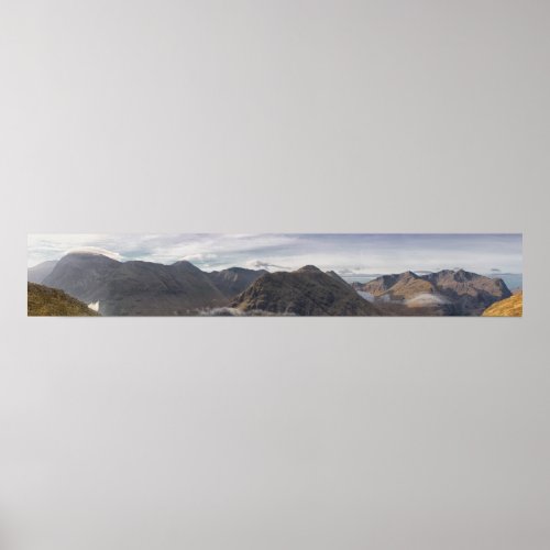 Glencoe Panorama Poster