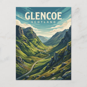 Glencoe Scotland Postcard