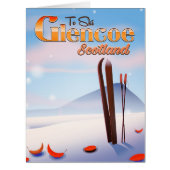Glencoe Scotland ski poster (Front)