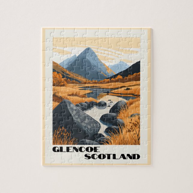 Glencoe, Scotland - Stunning Scottish Highlands Jigsaw Puzzle (Vertical)
