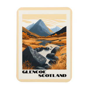 Glencoe, Scotland - Stunning Scottish Highlands Magnet