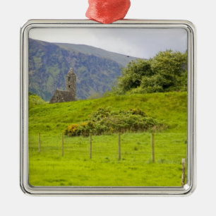 Glendalough, Ireland. Glendalough is one of Metal Ornament