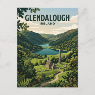 Glendalough Ireland Postcard