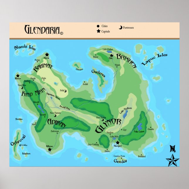 Glendaria Poster (Front)