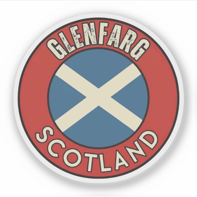 Glenfarg, Scotland Sticker (Front)