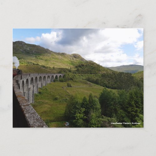 Glenfinnan Viaduct Scotland Postcard