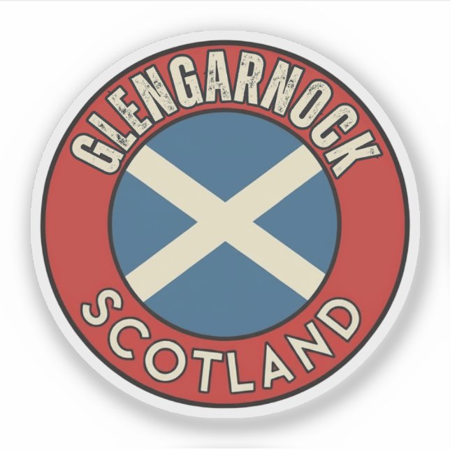 Glengarnock, Scotland Sticker (Front)