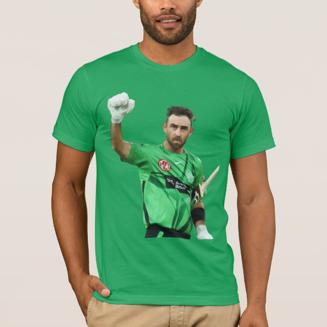 Glenn Maxwell Melbourne Stars Cricket Fan Art T-Shirt (Front)