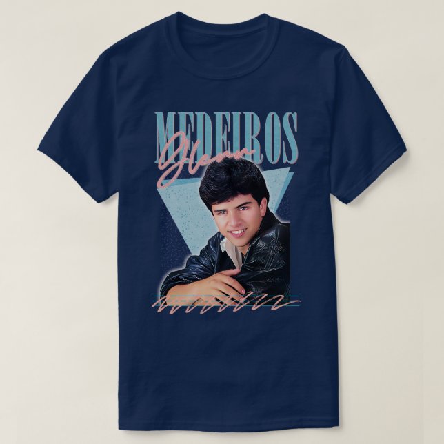 Glenn Medeiros 80s Heartthrob Fan Art T-Shirt (Design Front)