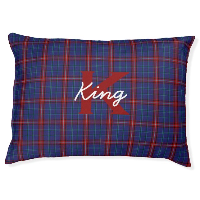 Glenn Tartan Plaid Pet Bed (Front)