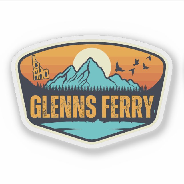 Glenns Ferry, Idaho Sticker (Front)
