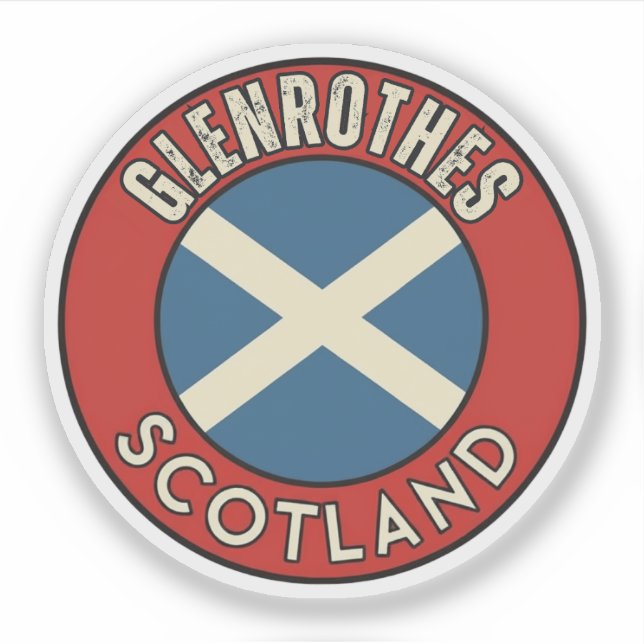 Glenrothes, Scotland Sticker (Front)