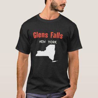 Glens Falls New York USA State America Travel New T-Shirt