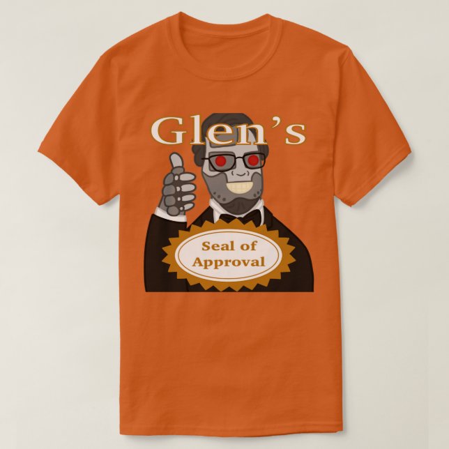 Glens Seal of Approval T-Shirt (Design Front)