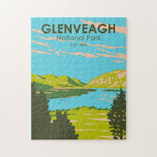Glenveagh National Park Ireland Lough Veagh Travel Jigsaw Puzzle