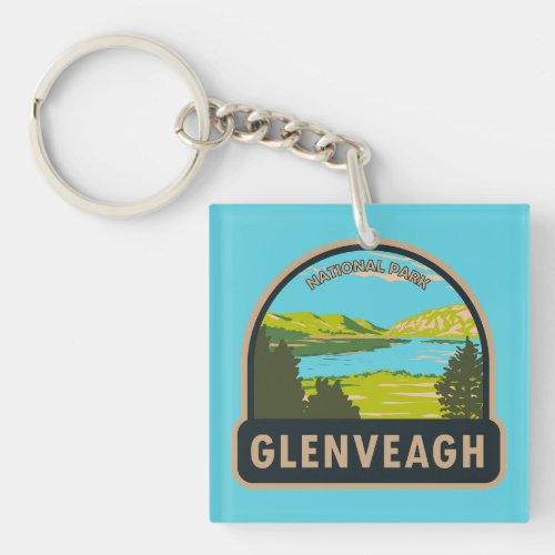 Glenveagh National Park Ireland Lough Veagh Travel Keychain