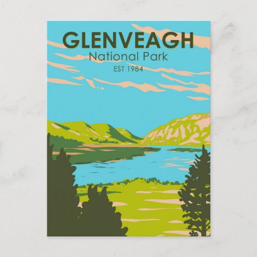 Glenveagh National Park Ireland Lough Veagh Travel Postcard