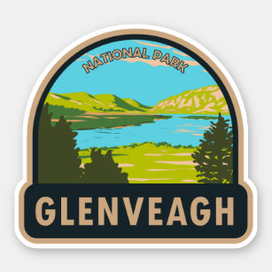 Glenveagh National Park Ireland Lough Veagh Travel Sticker