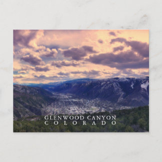 Glenwood Canyon Postcard